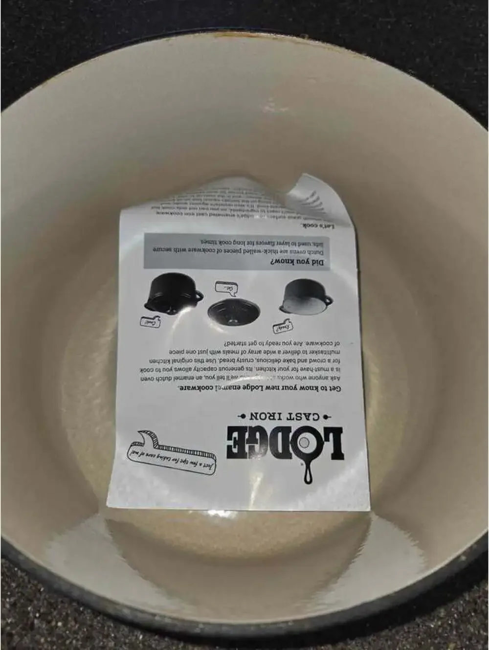 Lodge cast iron pot